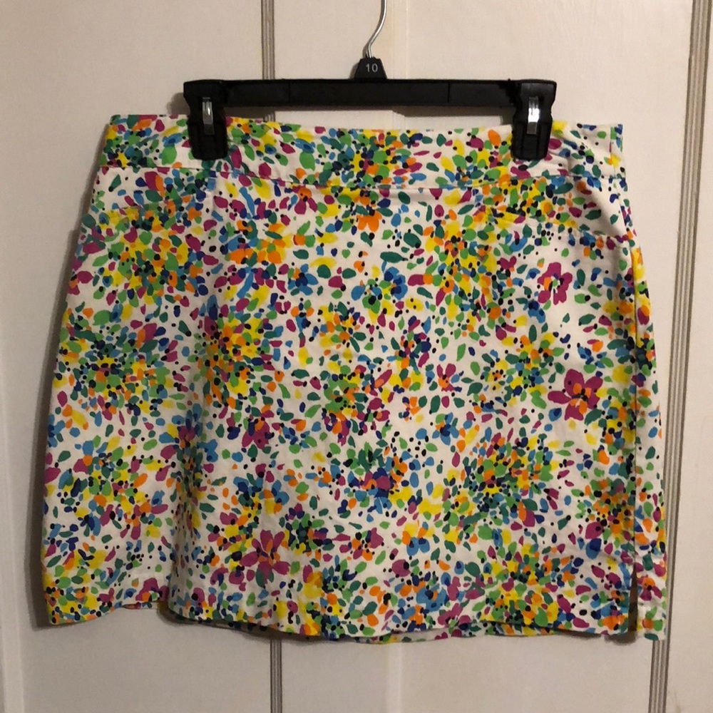 Fun, Multicolored Skort with pockets!!